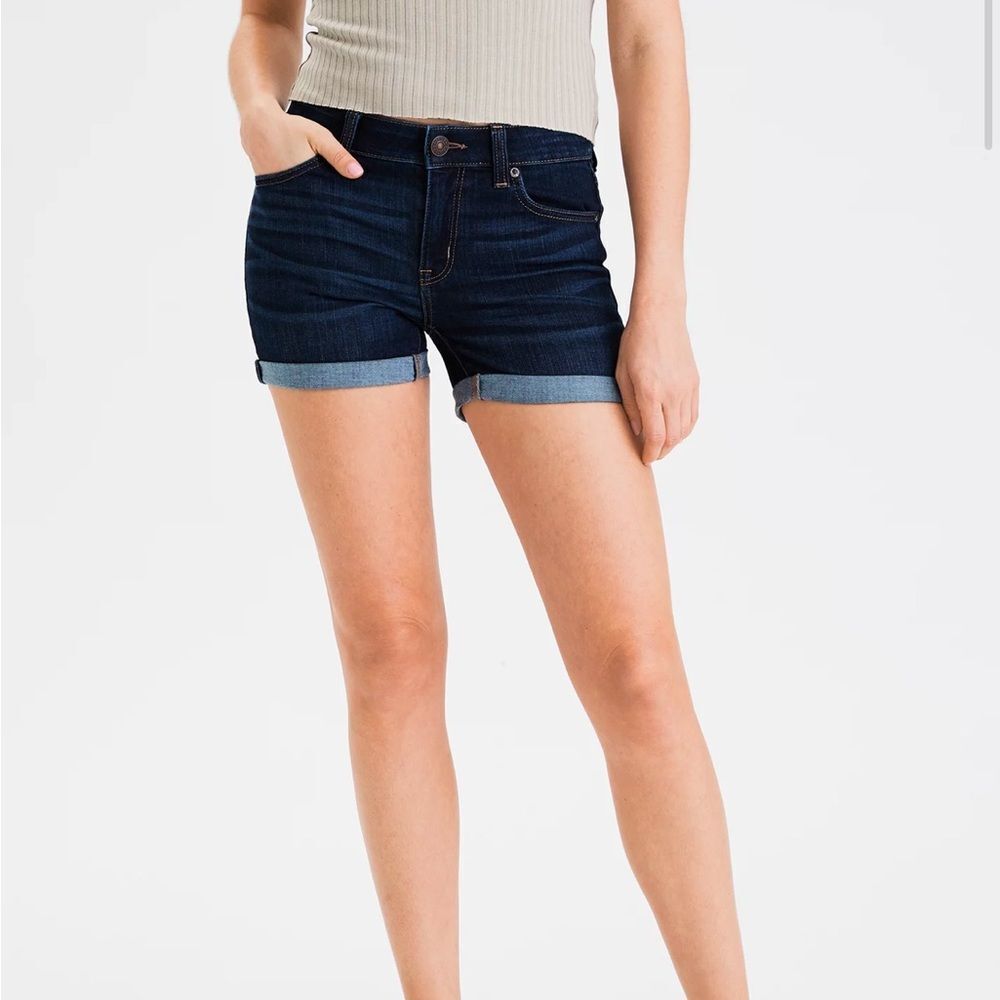 American eagle next level denim shorts